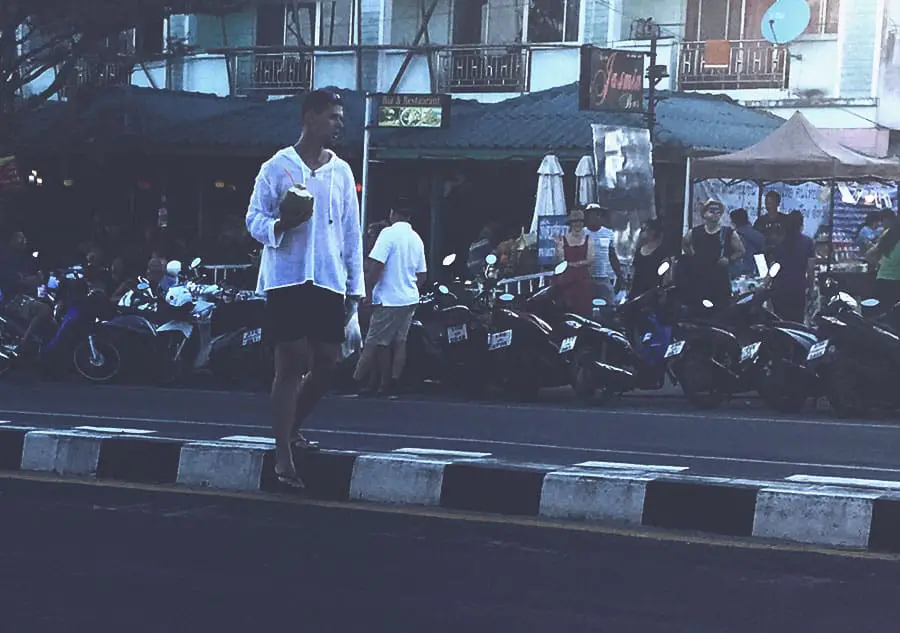 How to cross the street in Phuket